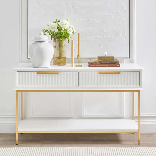 Aimee Console Table - Small White