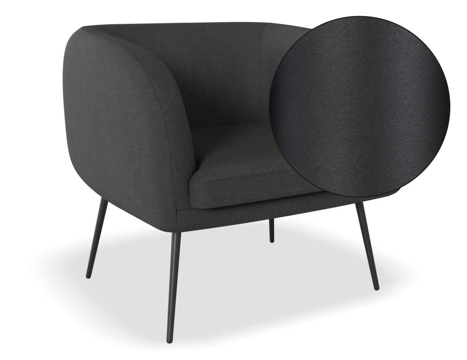 Amour Lounge Chair - Storm Grey