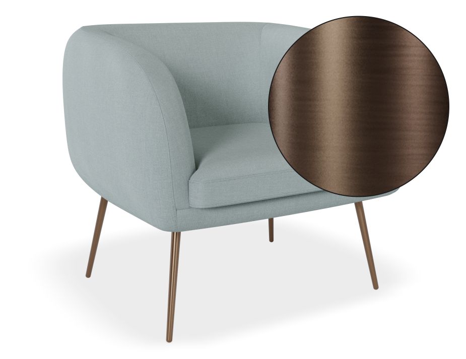 Amour Lounge Chair - Sky Blue