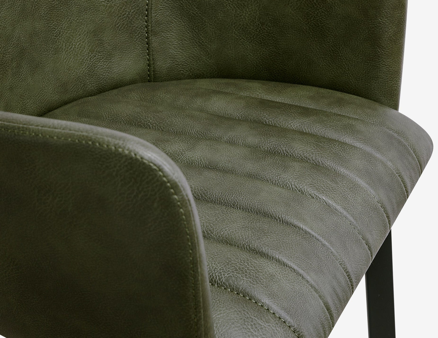 Andorra Bar Stool - Vintage Green Vegan Leather