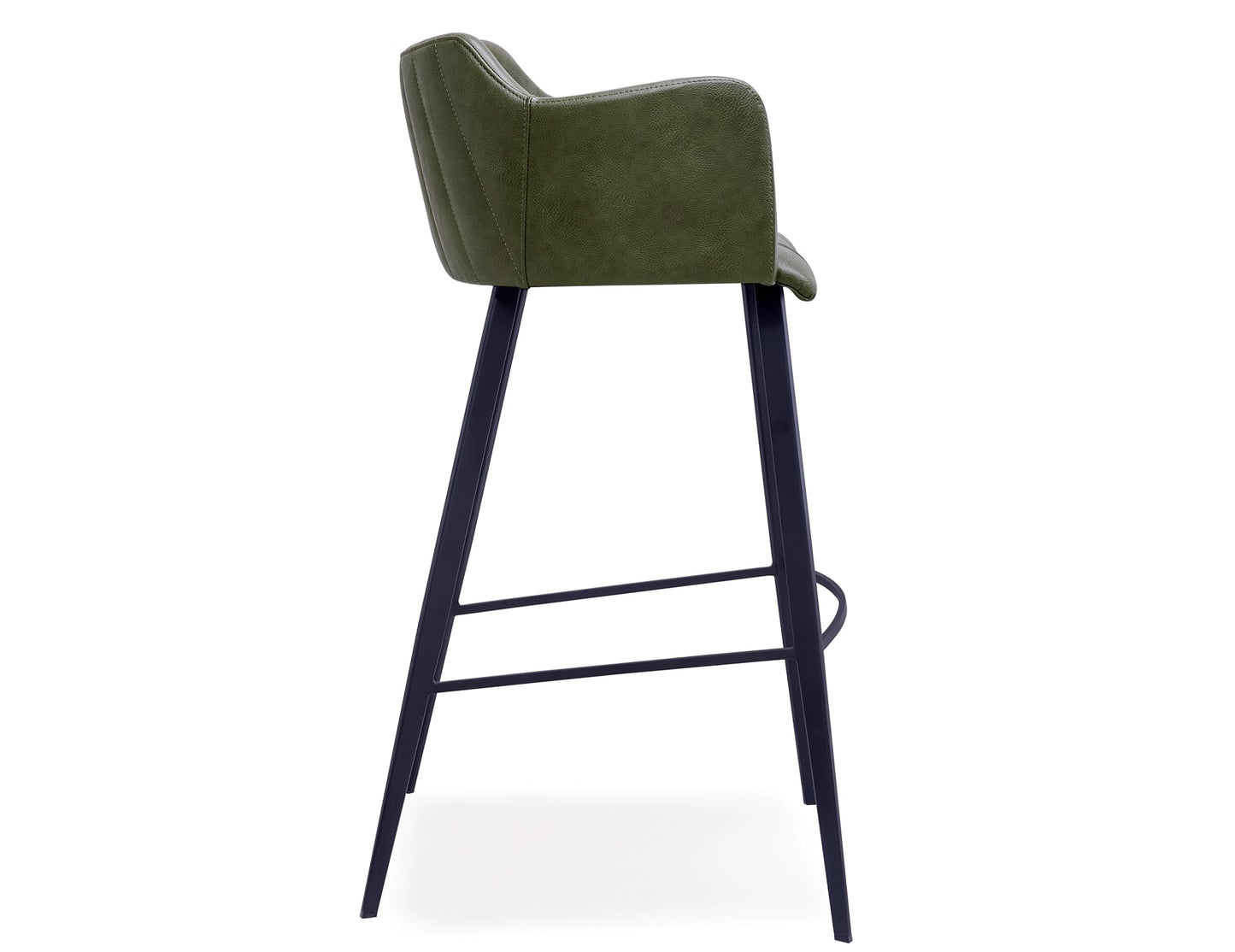 Andorra Bar Stool - Vintage Green Vegan Leather