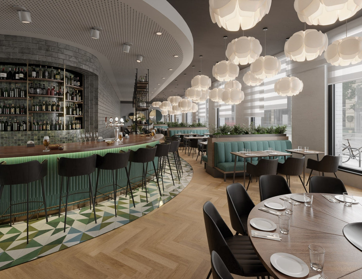 Andorra Bar Stool - Vintage Black Seat