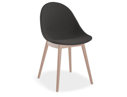 Pebble Fabric Upholstered Chair - Anthracite