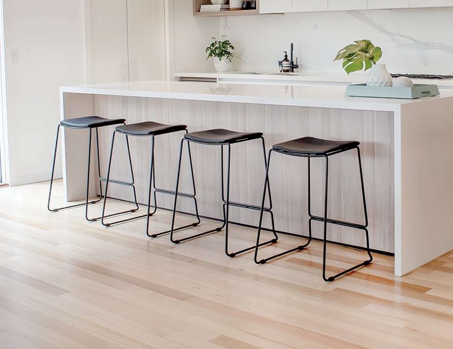 Ardent Stool with Pad - Steel Frame
