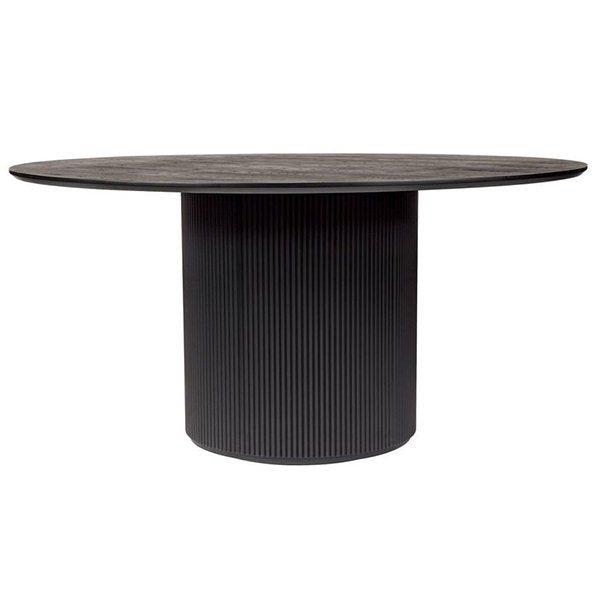 Arlo Round Dining Table - 1.5m Black