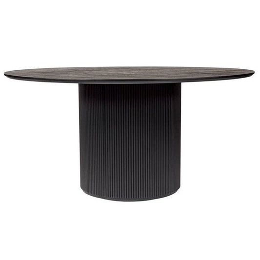 Arlo Round Dining Table - 1.5m Black