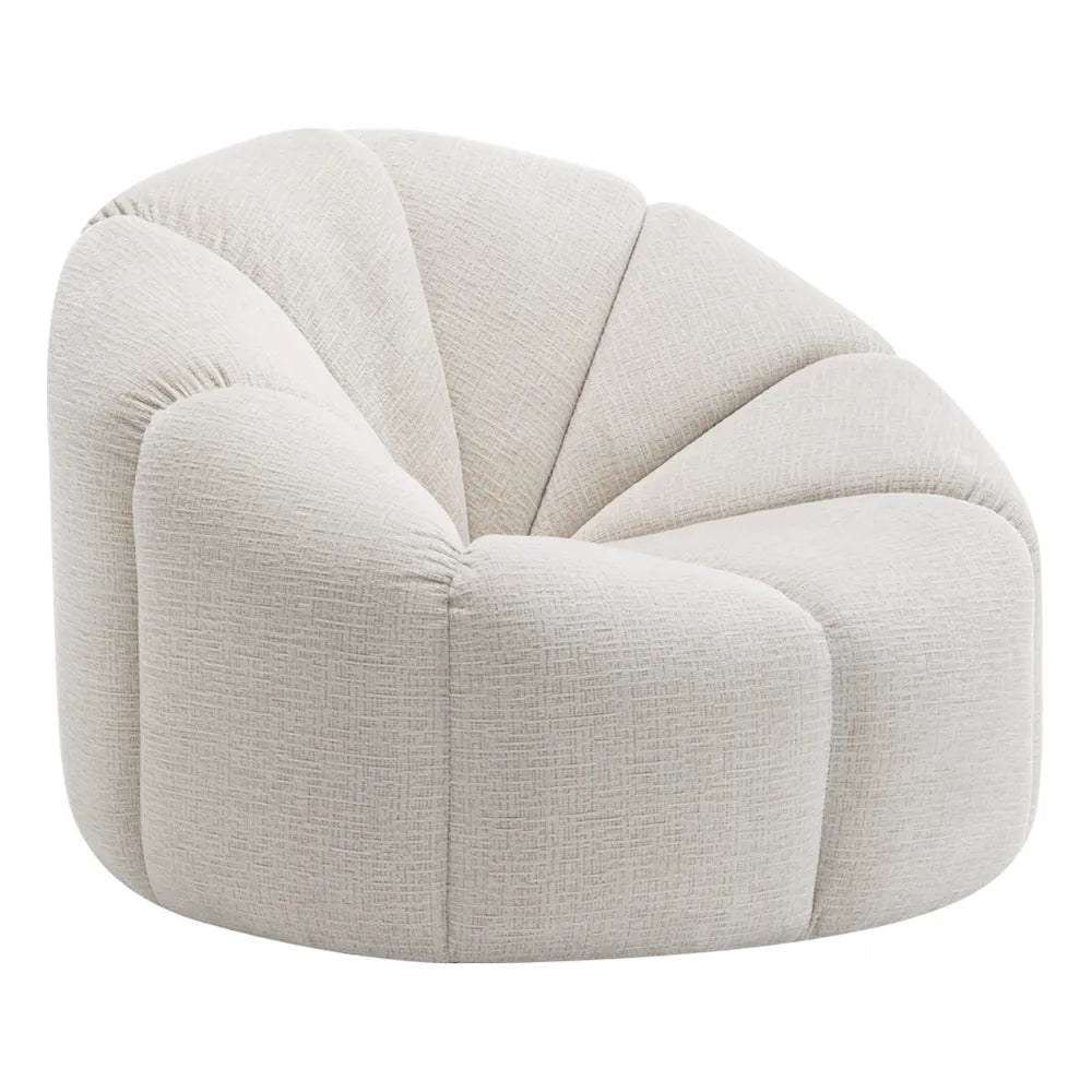 Avalon Occasional Chair - Cream Chenille