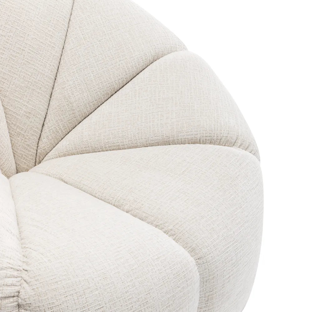 Avalon Occasional Chair - Cream Chenille