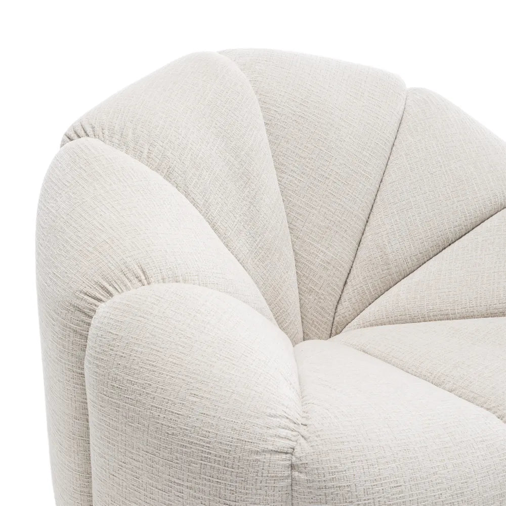 Avalon Occasional Chair - Cream Chenille