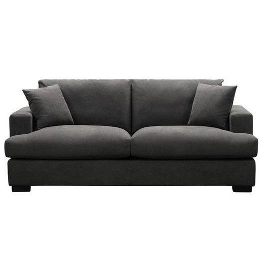 Hastings 2.5 Seater Fabric Sofa Lounge - Dark Grey