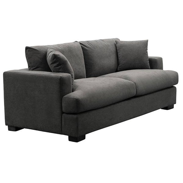 Hastings 2.5 Seater Fabric Sofa Lounge - Dark Grey