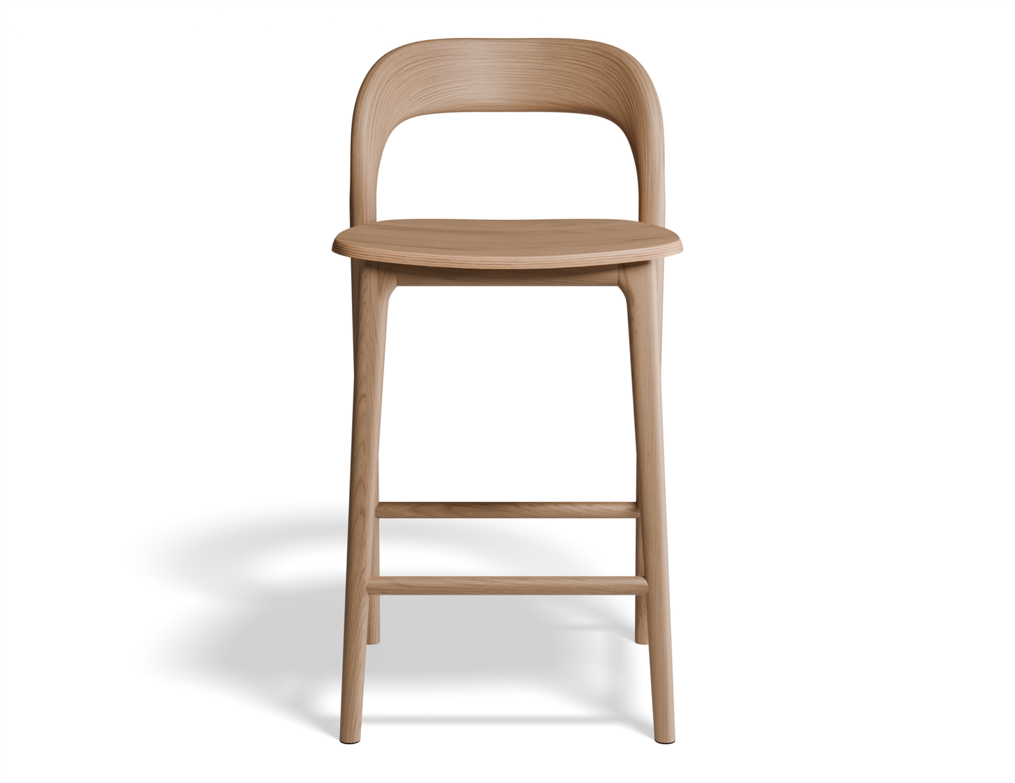 Mia Stool - Natural - 66cm Seat Height (Kitchen Bench Height)