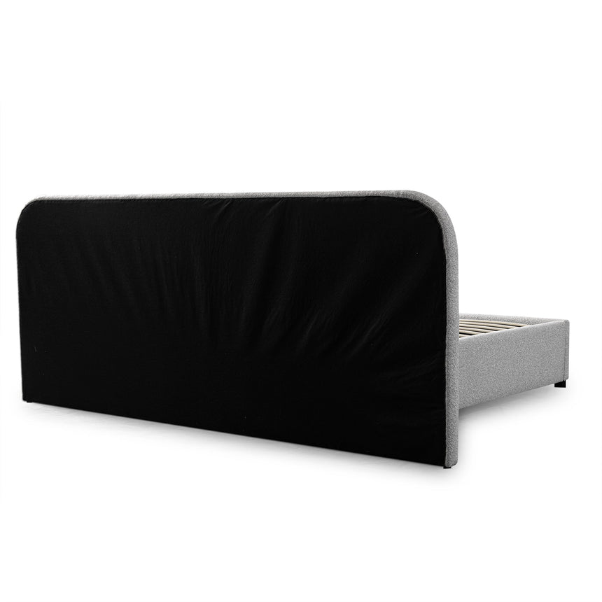 Queen Sized Bed Frame - Clay Grey with storage