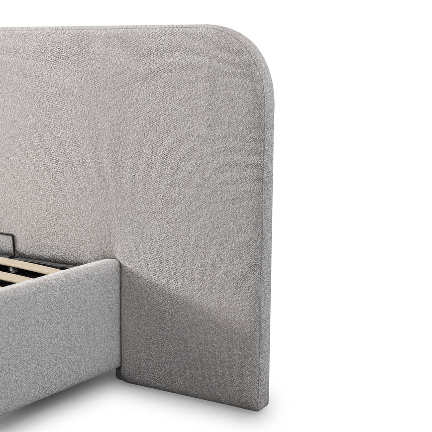 Queen Sized Bed Frame - Clay Grey with storage