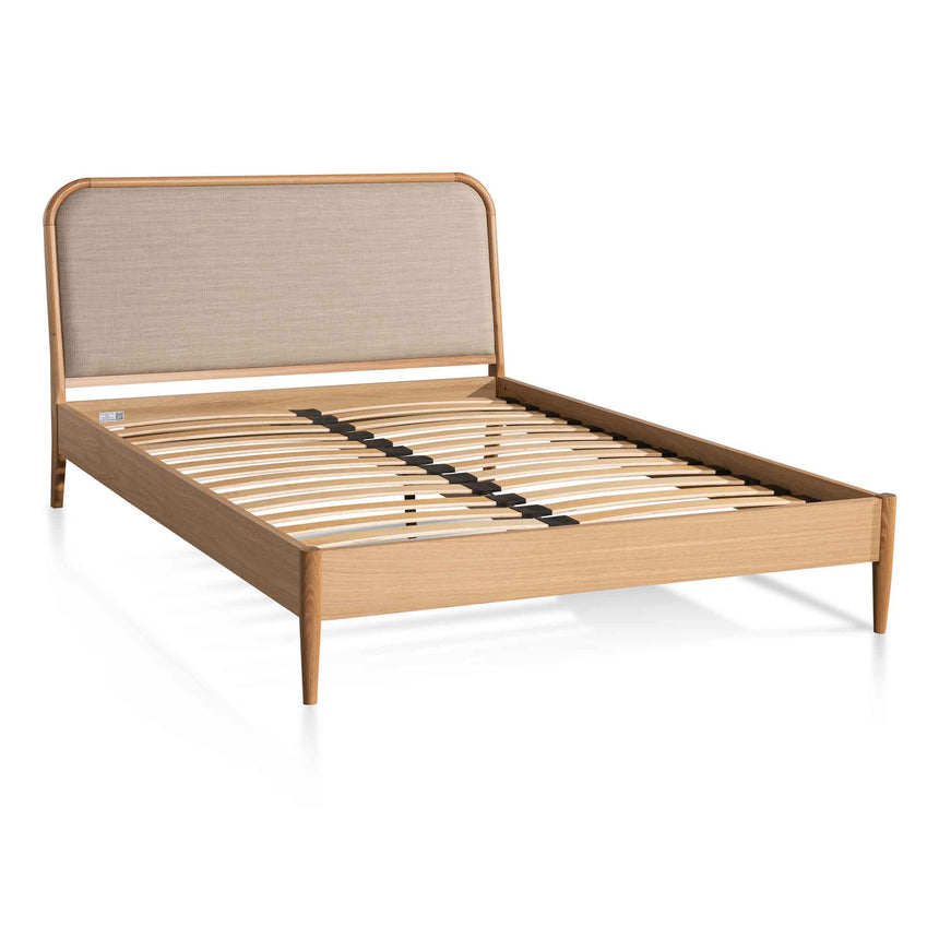 150cm Queen Sized Bed - Beige