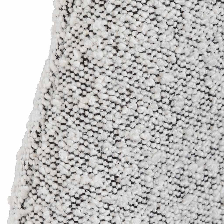 Single Sized Bed Frame - Pepper Boucle with Storage
