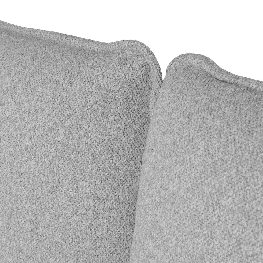 Fabric King Bed Frame - Clay Grey