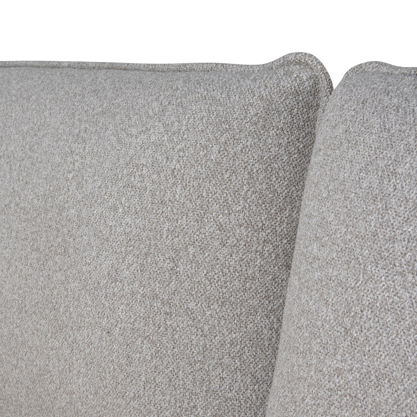 Fabric King Bed Frame - Clay Grey