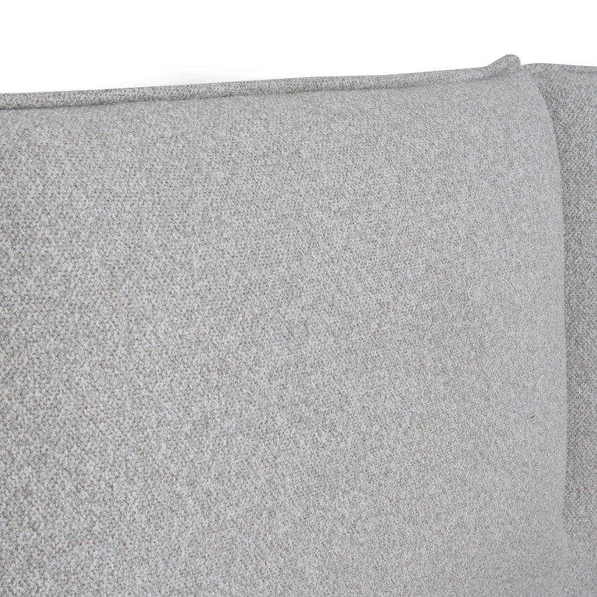 Fabric King Bed Frame - Clay Grey