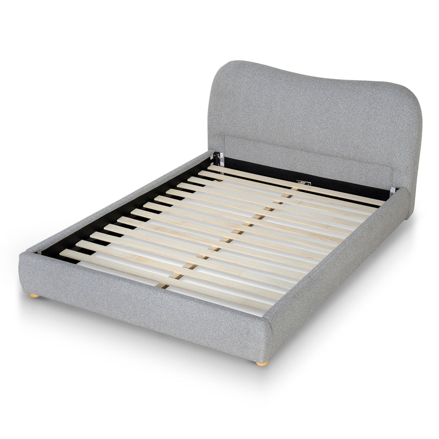 Queen Bed Frame - Storm Grey