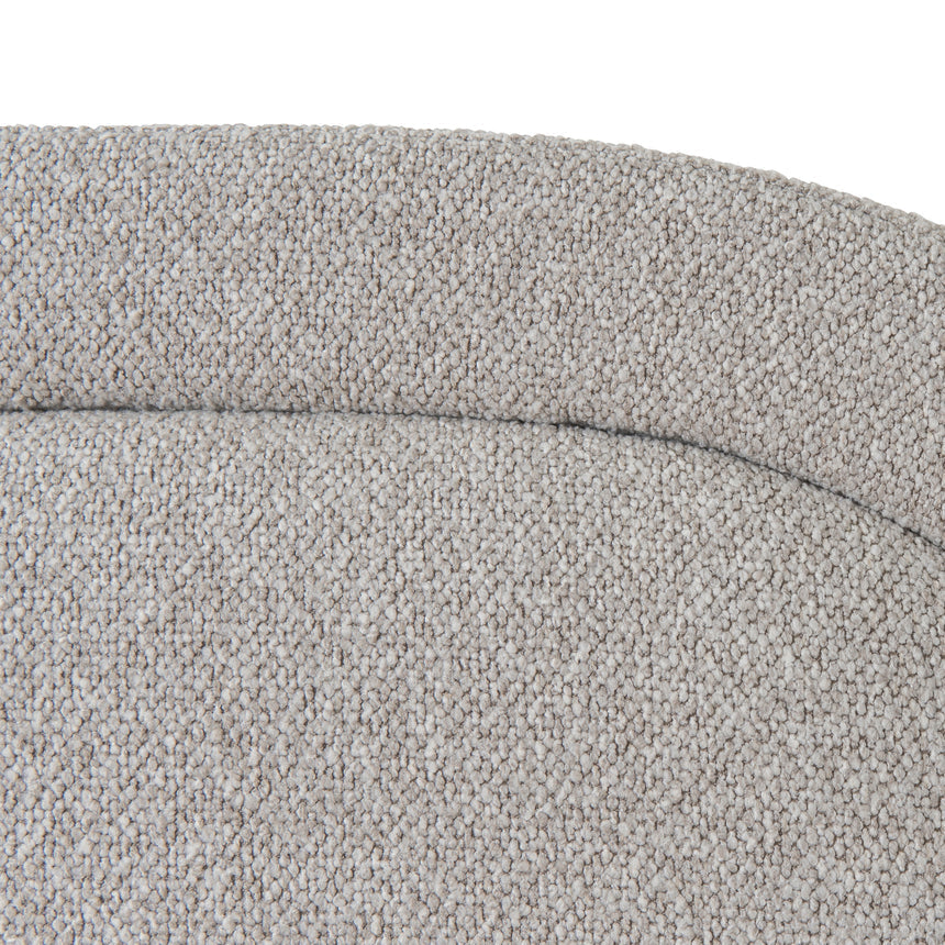 Fabric Queen Bed Frame - Clay Grey