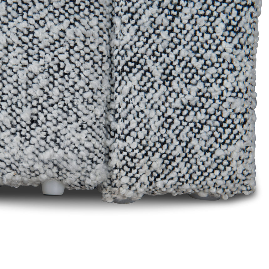 Queen Bed Frame - Pepper Boucle with Storage