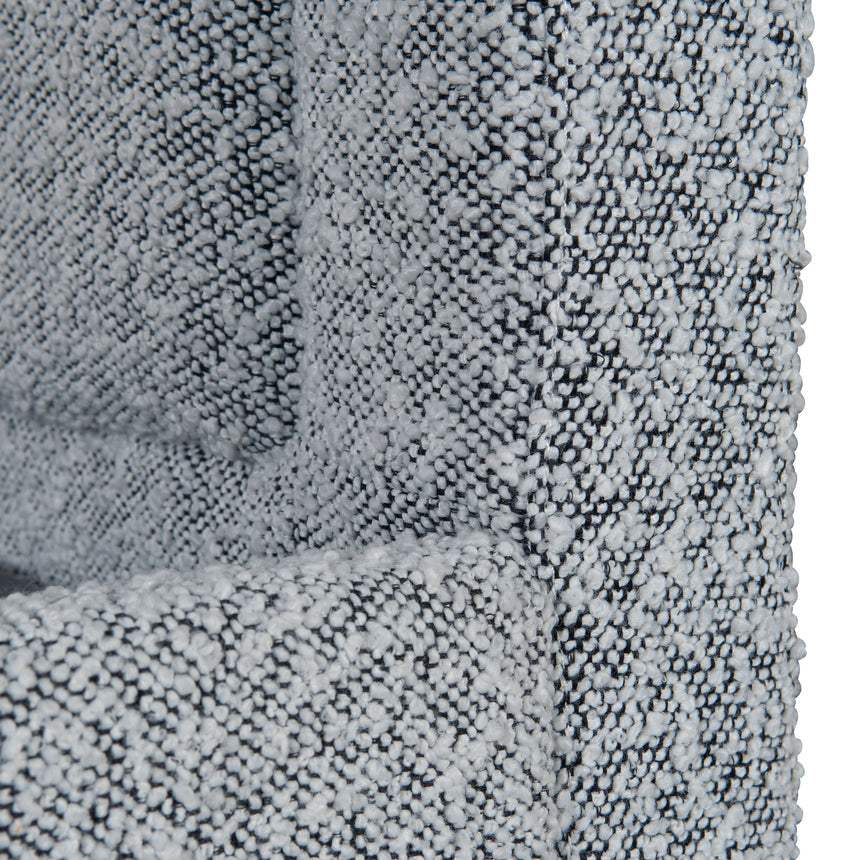 Queen Bed Frame - Pepper Boucle with Storage