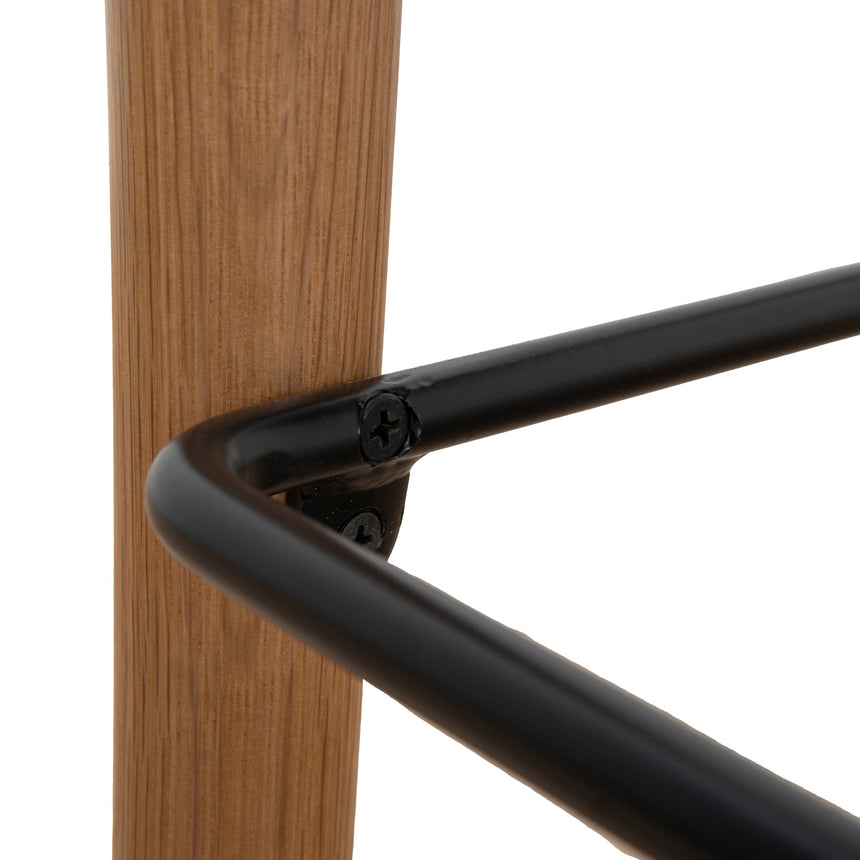 65cm Natural Bar Stool - Beige (Set of 2)