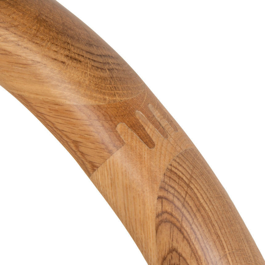 66cm Natural Bar Stool - Clay Grey