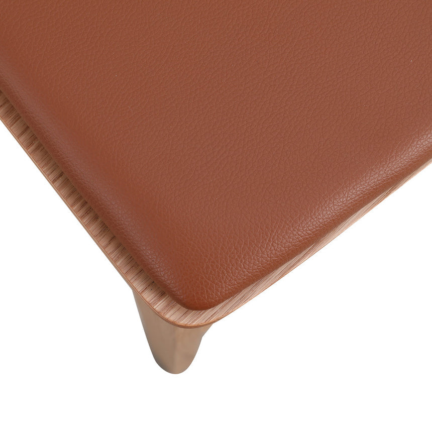 Natural Bar Stool - Brown Seat