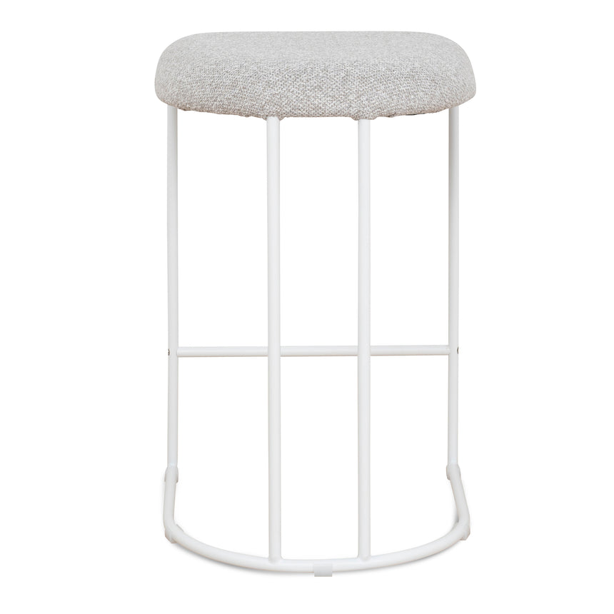 White Bar Stool - Clay Grey (Set of 2)