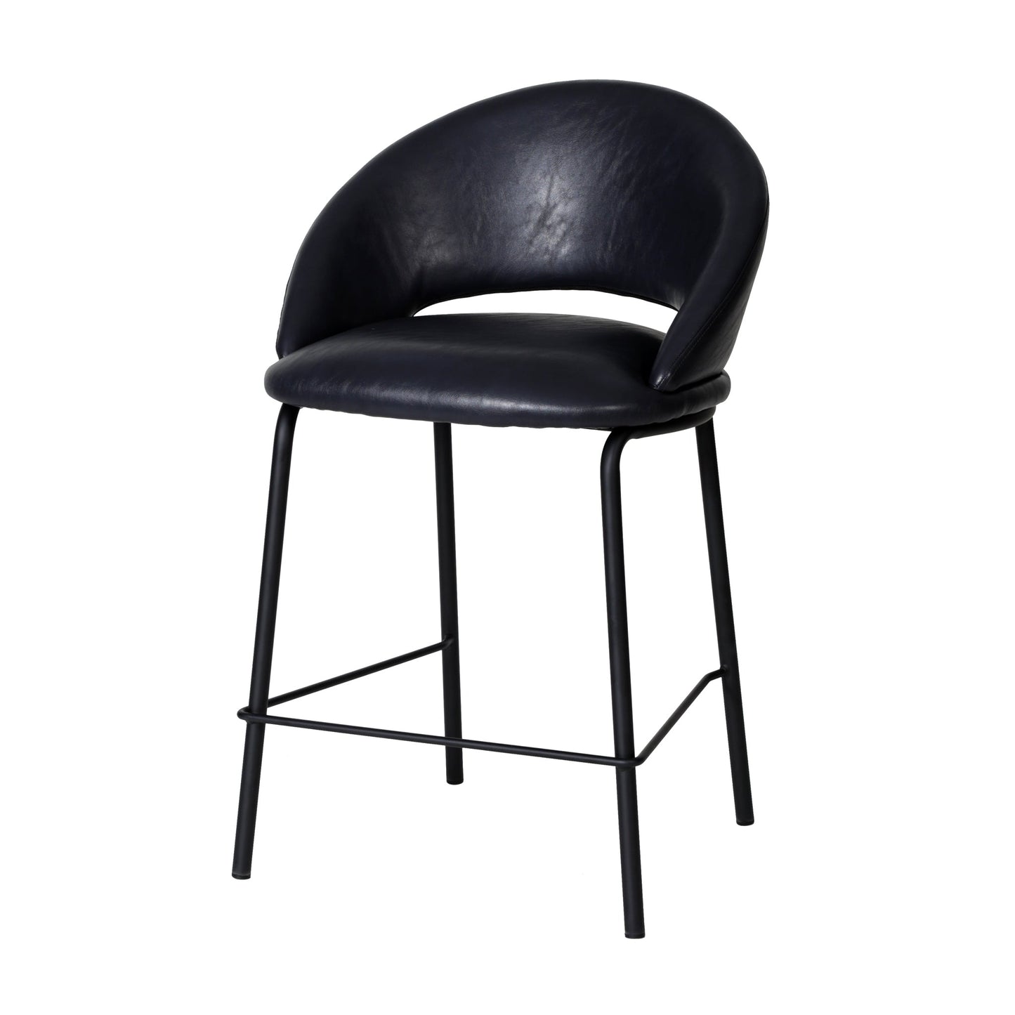 Black Bar Stool - Field Charcoal (Set of 2)