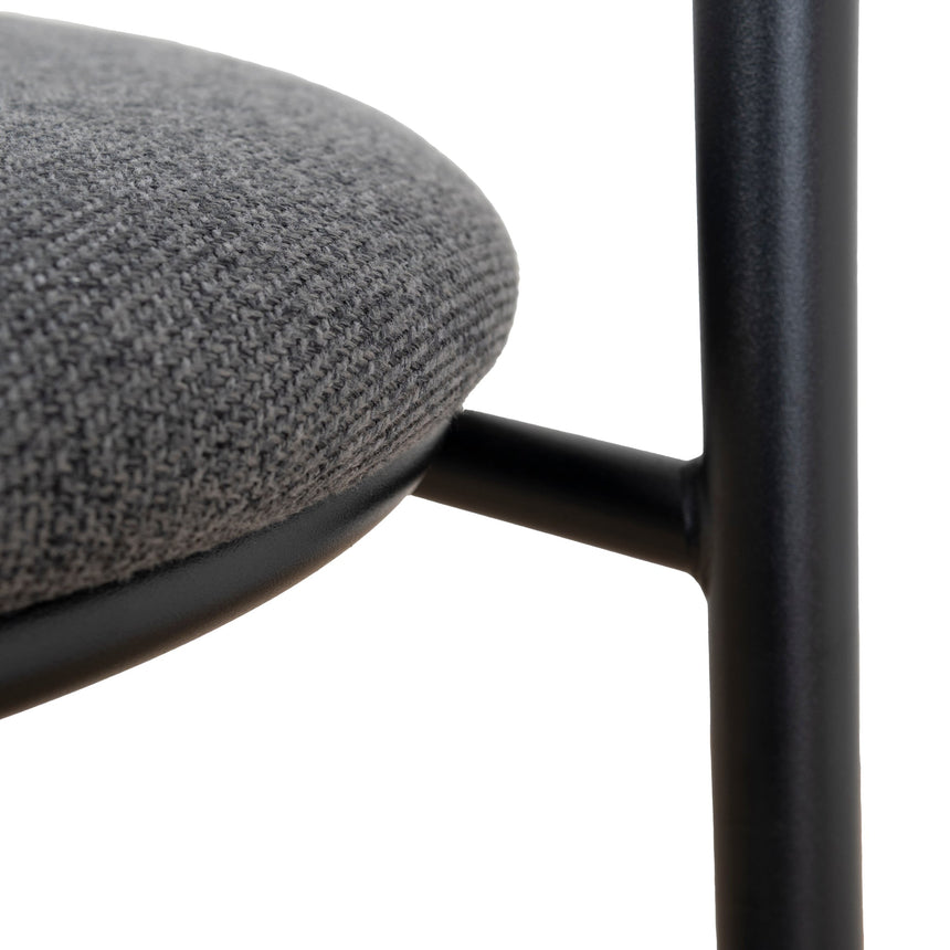 65cm Bar Stool - Slate Charcoal (Set of 2)