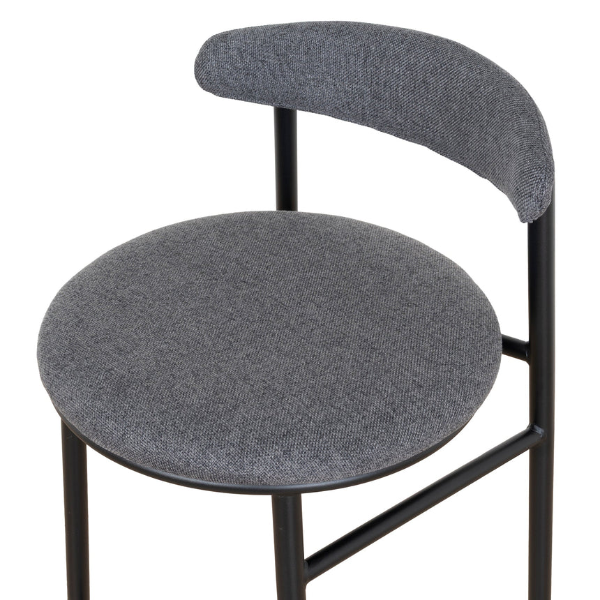 65cm Bar Stool - Slate Charcoal (Set of 2)