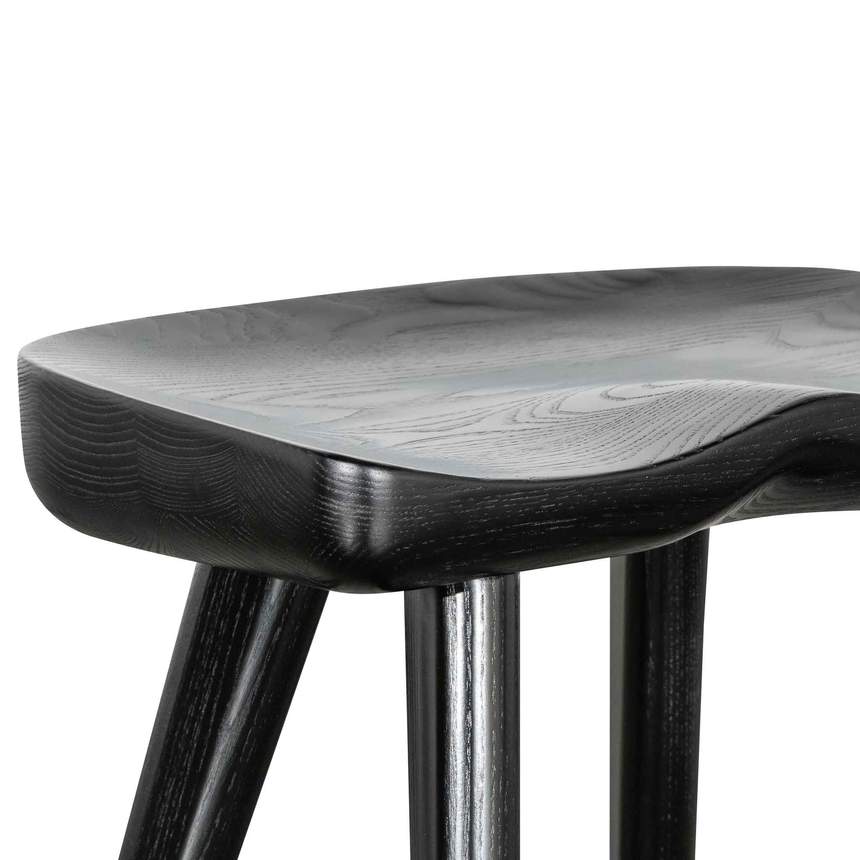 45cm Barstool - Black(Set of 2)