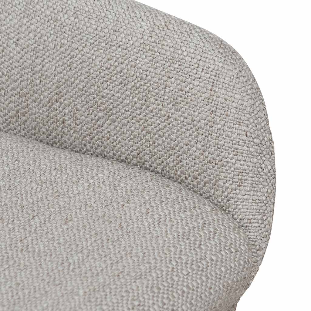Set of 2 - Cody 68cm Fabric Bar Stool - Beige