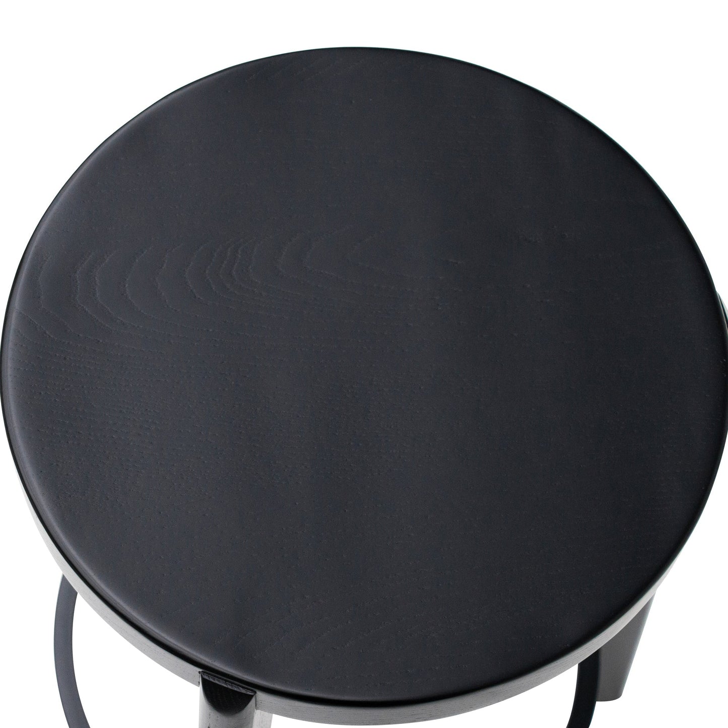 Keenan 65cm Solid wood Bar Stool - Full Black - Last One