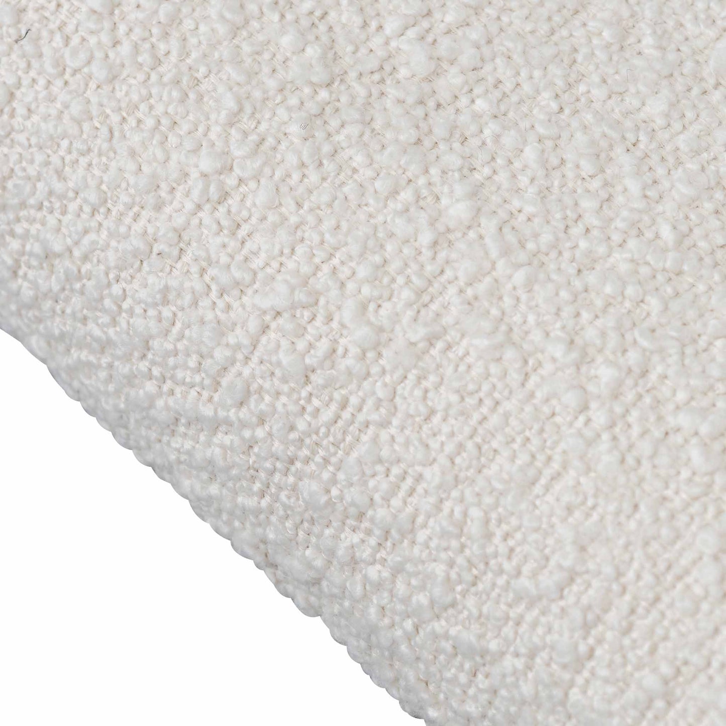 Set of 2 - Galvan 65cm Bar Stool - Cottage White Boucle