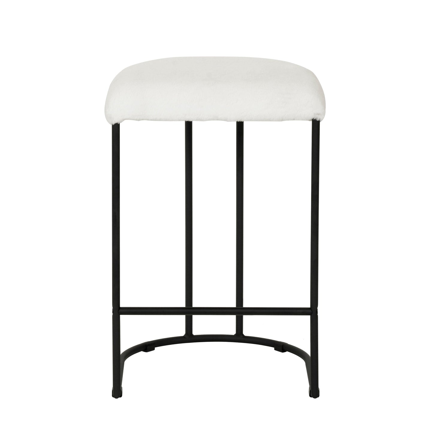 Galvan 65cm Bar Stool - Cloud Fur - Last One
