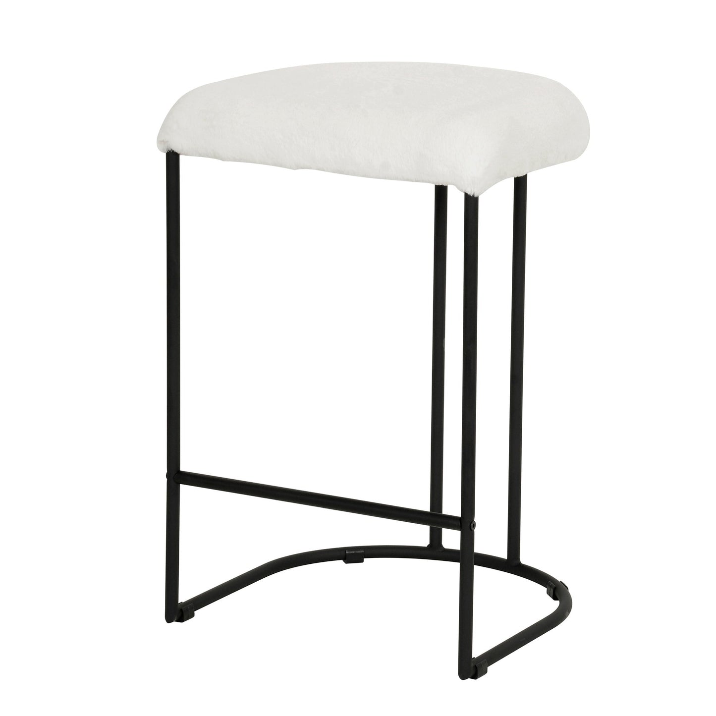 Galvan 65cm Bar Stool - Cloud Fur - Last One