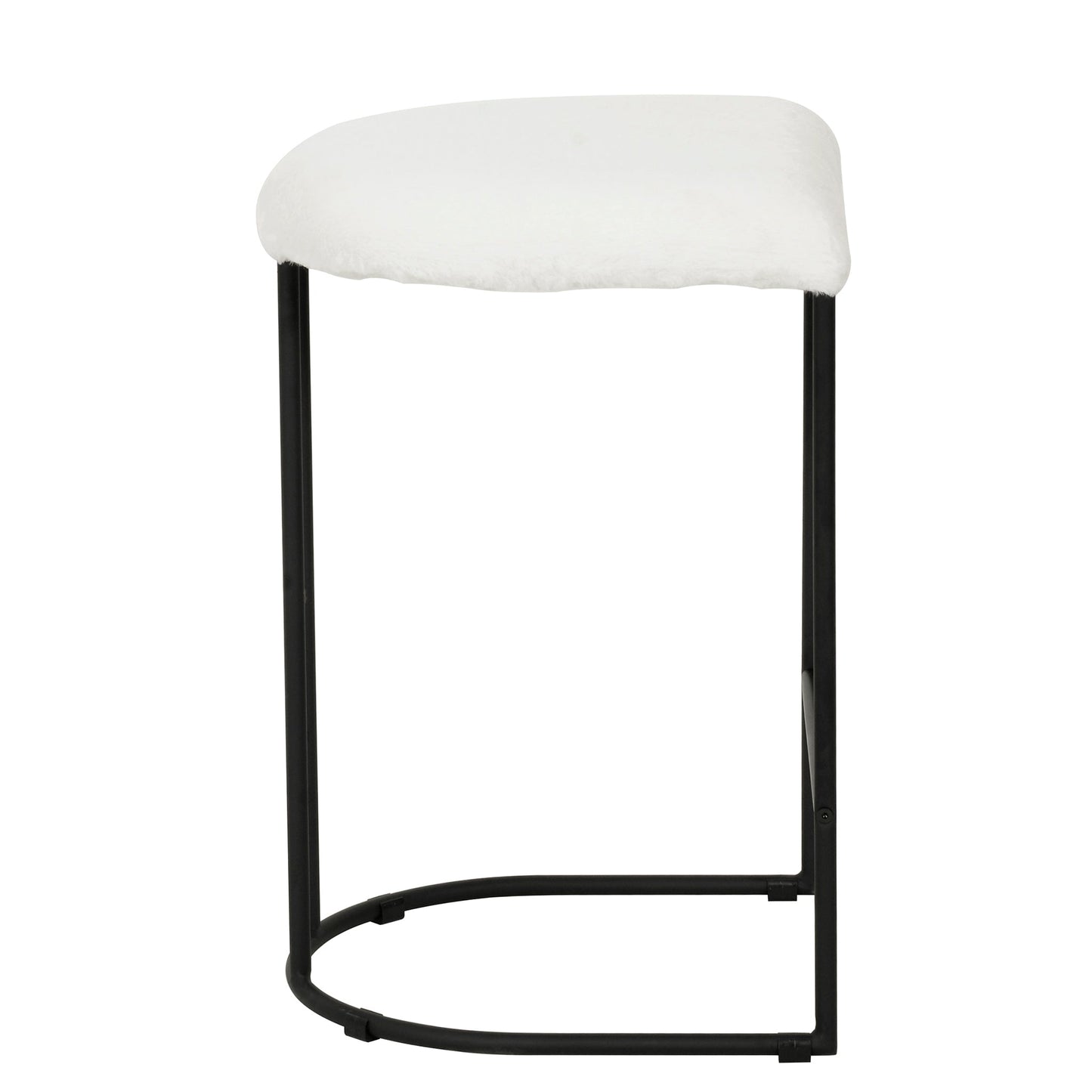 Galvan 65cm Bar Stool - Cloud Fur - Last One
