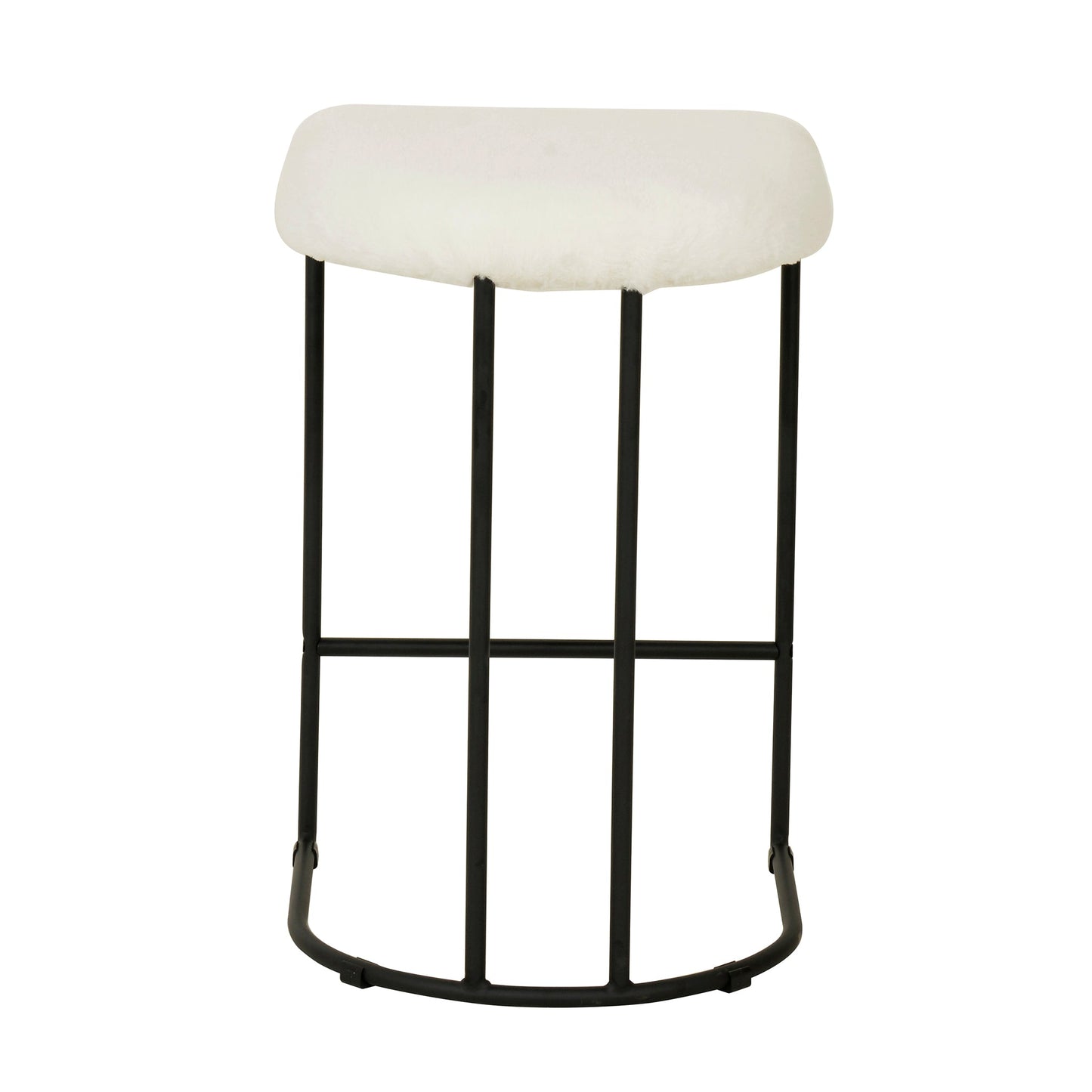 Galvan 65cm Bar Stool - Cloud Fur - Last One