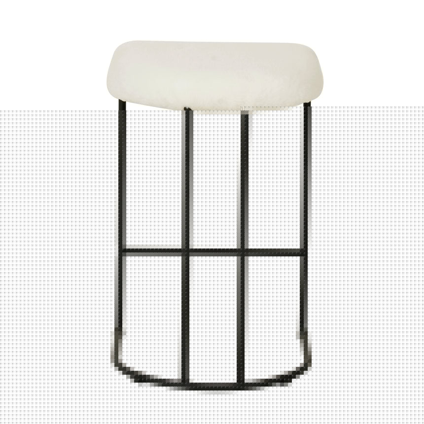 65cm Bar Stool - White Rabbit (Set of 2)