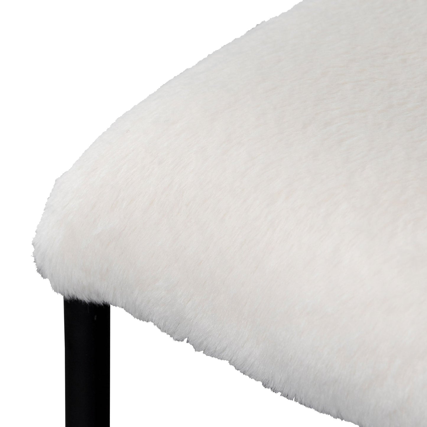Galvan 65cm Bar Stool - Cloud Fur - Last One
