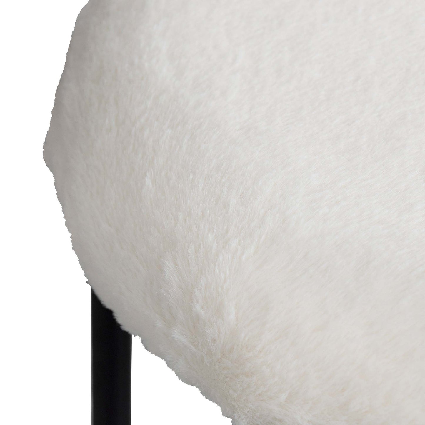 Galvan 65cm Bar Stool - Cloud Fur - Last One