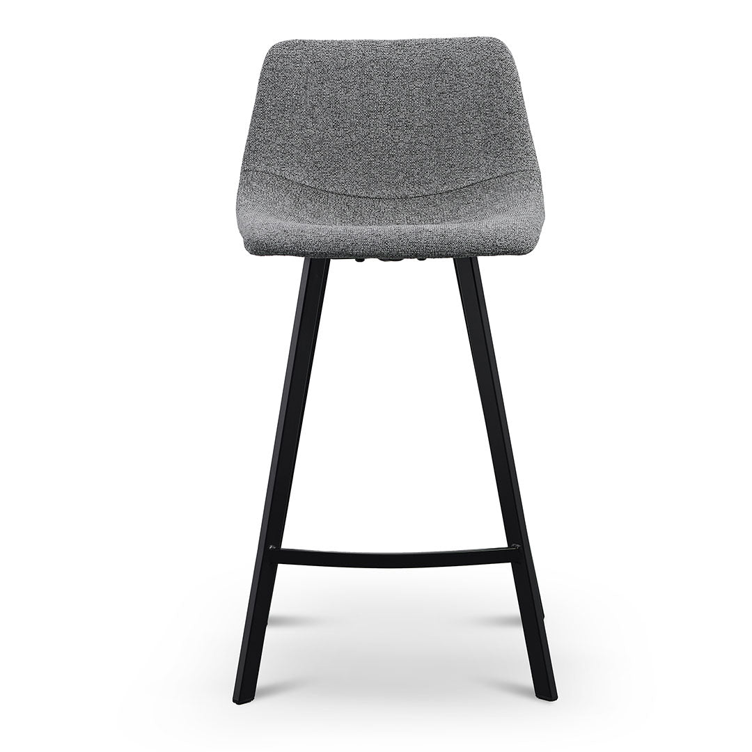 Set of 2 - Duke 65cm Bar Stool - Spec Charcoal