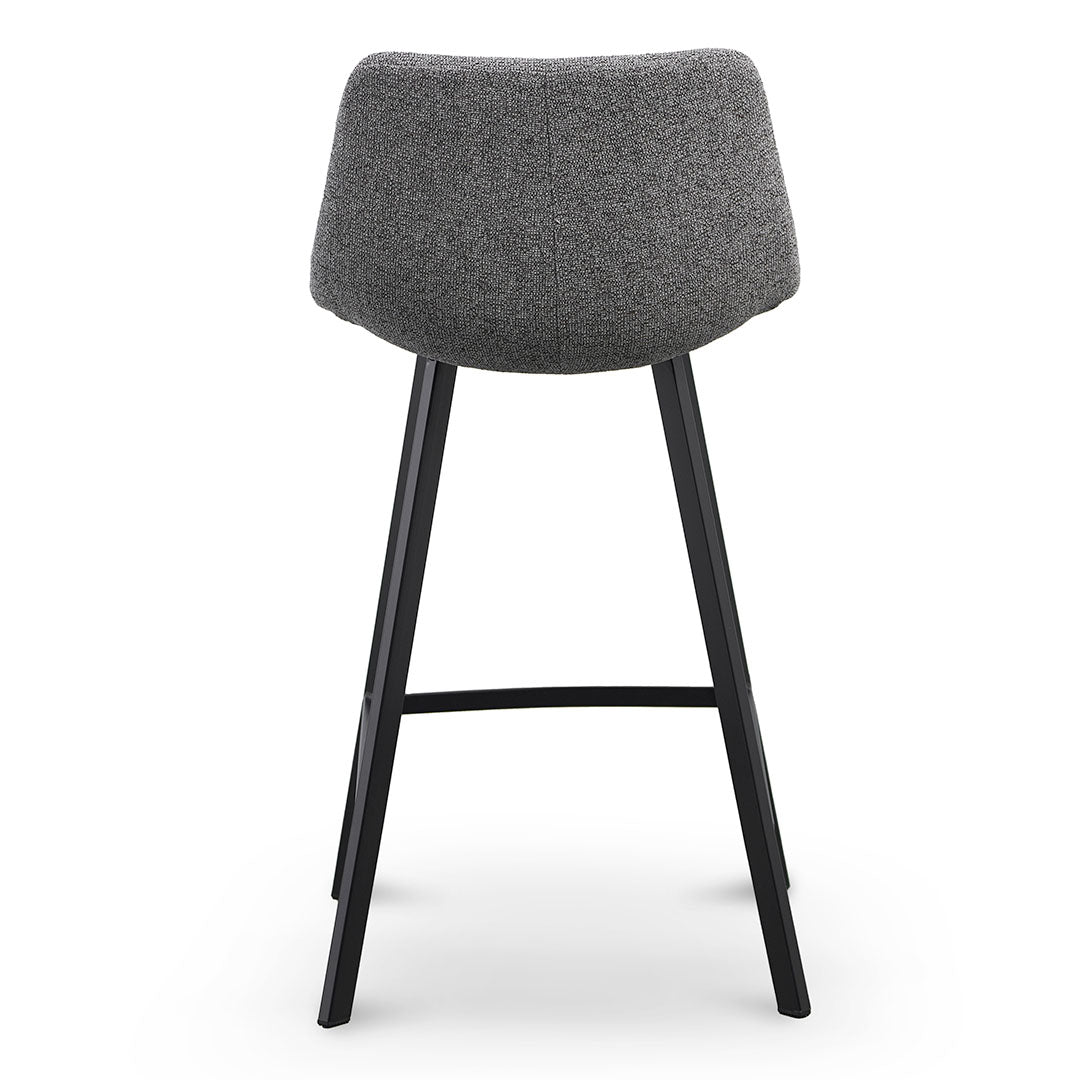 Set of 2 - Duke 65cm Bar Stool - Spec Charcoal