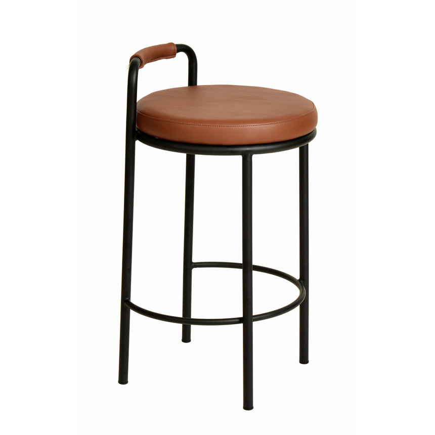 65cm Bar Stool - Brown (Set of 2)