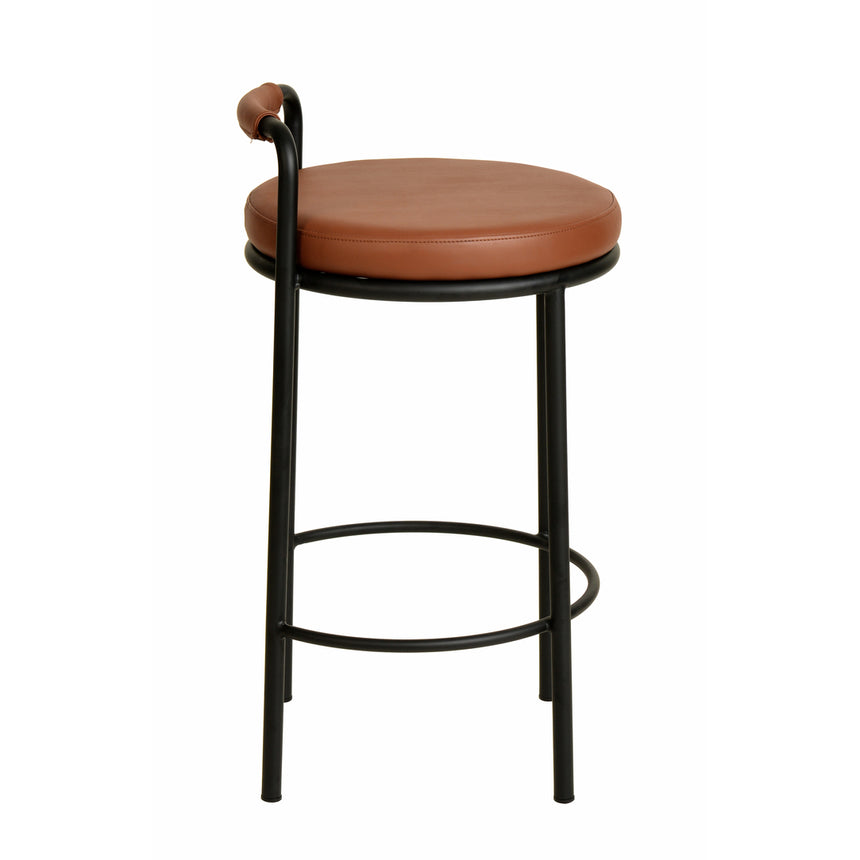 65cm Bar Stool - Brown (Set of 2)