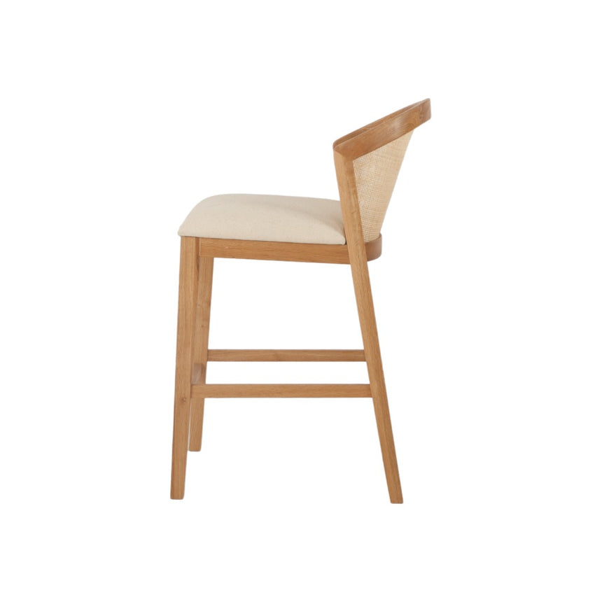 Fabric Barstool - Dawn Beige
